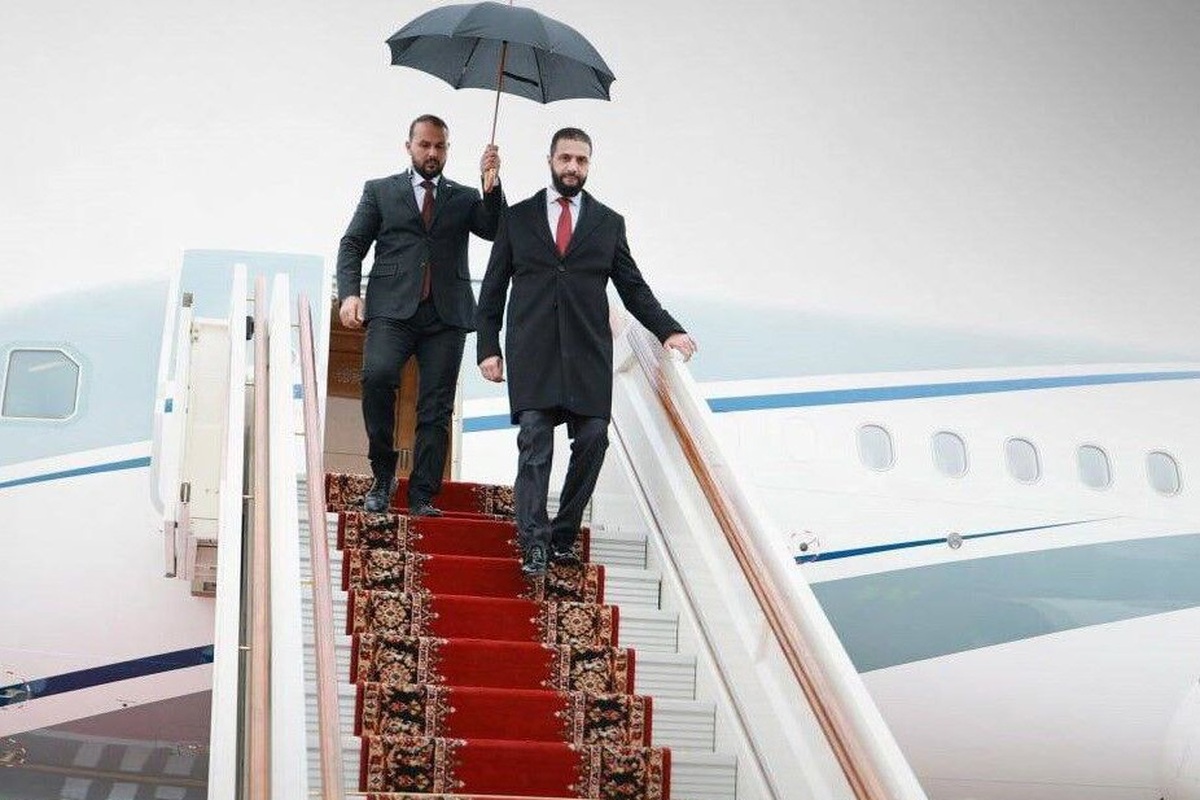 «احمد الشرع» وارد مسکو شد