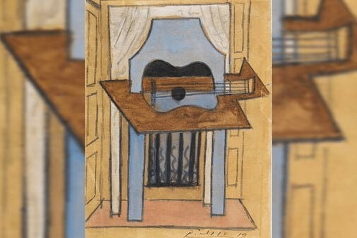 تابلوی کوچک «طبیعت بی‌جان با گیتار» از پابلو پیکاسو، پیش از رسیدن به محل برگزاری نمایشگاه در گرانادا، به طرز مشکوکی ناپدید شده است.