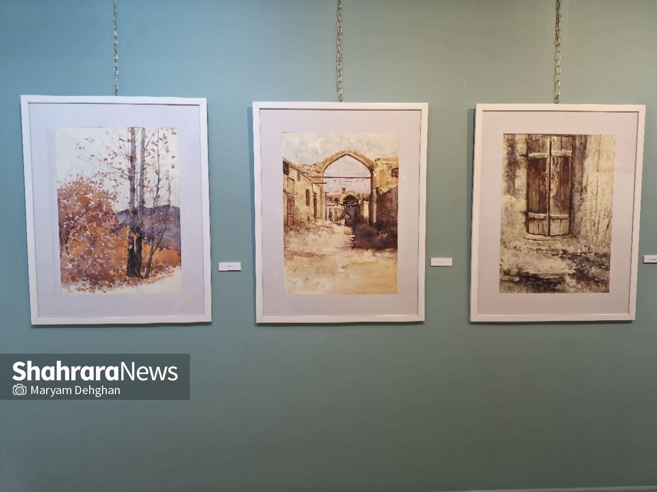 نمایش طبیعت زیبای پاییز و سبک زندگی روستاهای مشهد با آثاری از استاد حسین صباغیان طوسی | نمایش طبیعت زیبای پاییز و سبک زندگی روستاهای مشهد با آثاری از استاد حسین صباغیان طوسی |