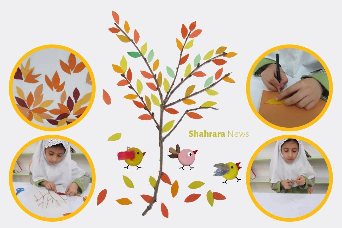 دومین ماه پاییز با برگ‌های هزاررنگش از راه رسید. دوست دارید درخت هزاررنگ پاییزی درست کنید‌؟ پس دست به‌کار شوید.