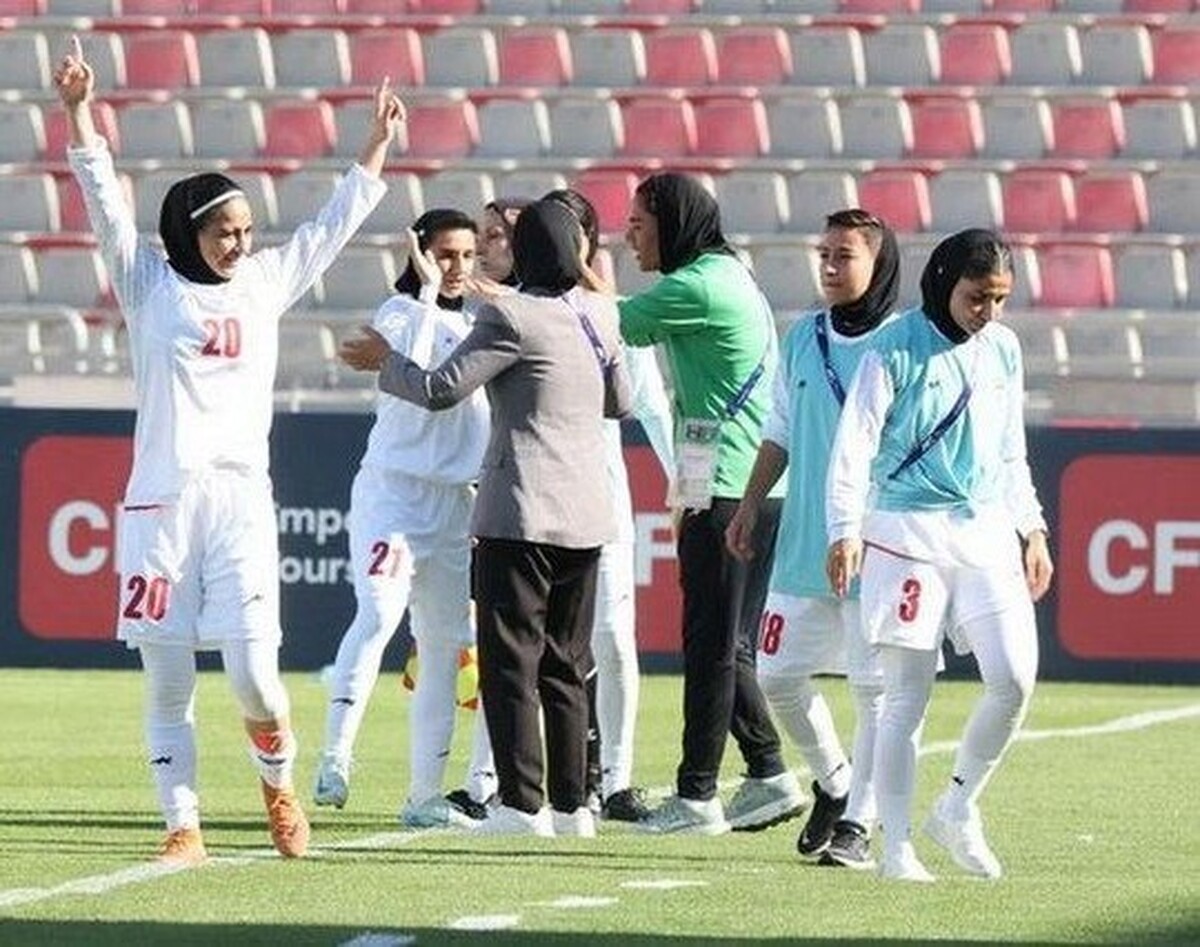 پیروزی شیرین دختران فوتبال ایران مقابل هند