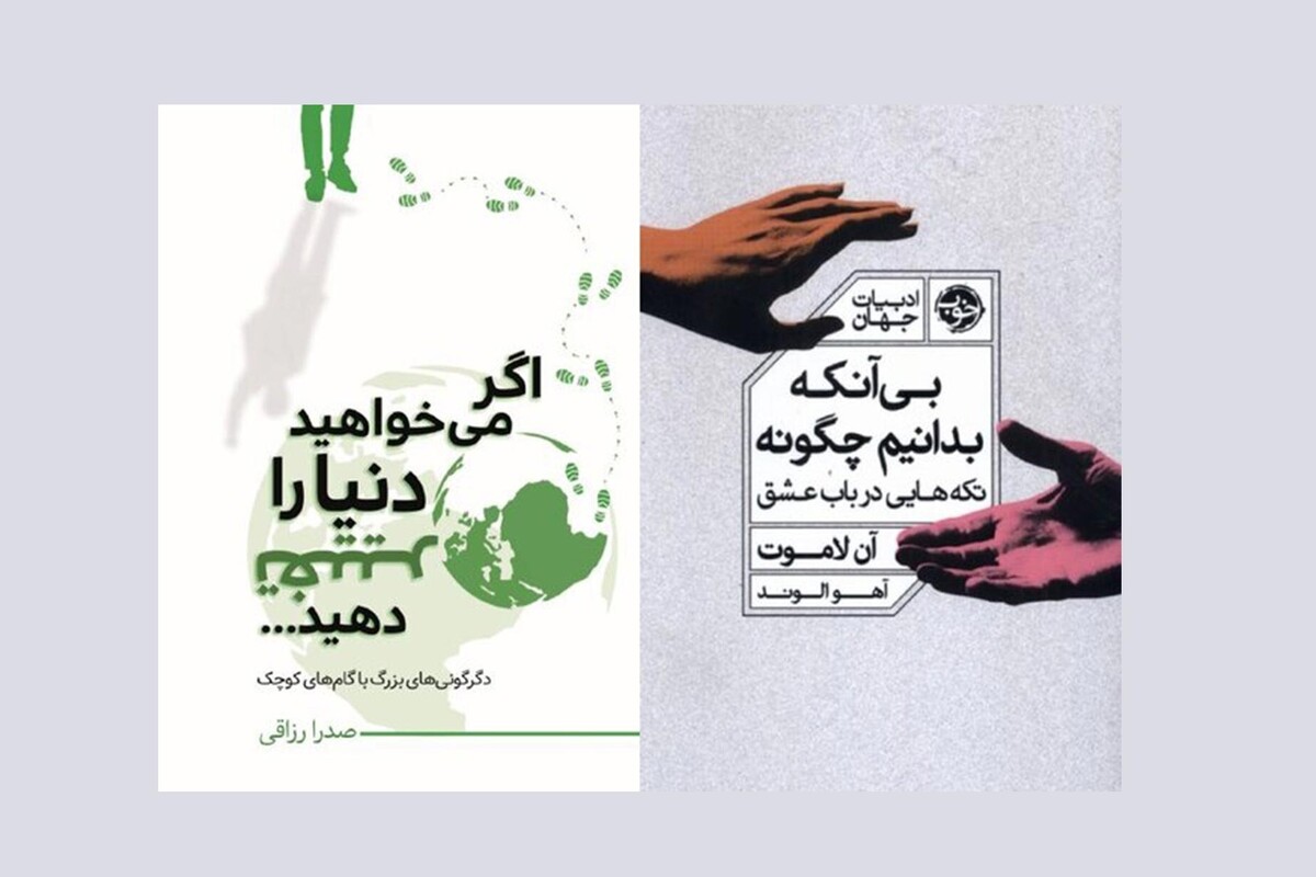 ۲ کتاب «اگر می‌خواهید دنیا را تغییر دهید...» و «بی‌آنکه بدانیم چگونه» به تازگی منتشر شده‌اند.