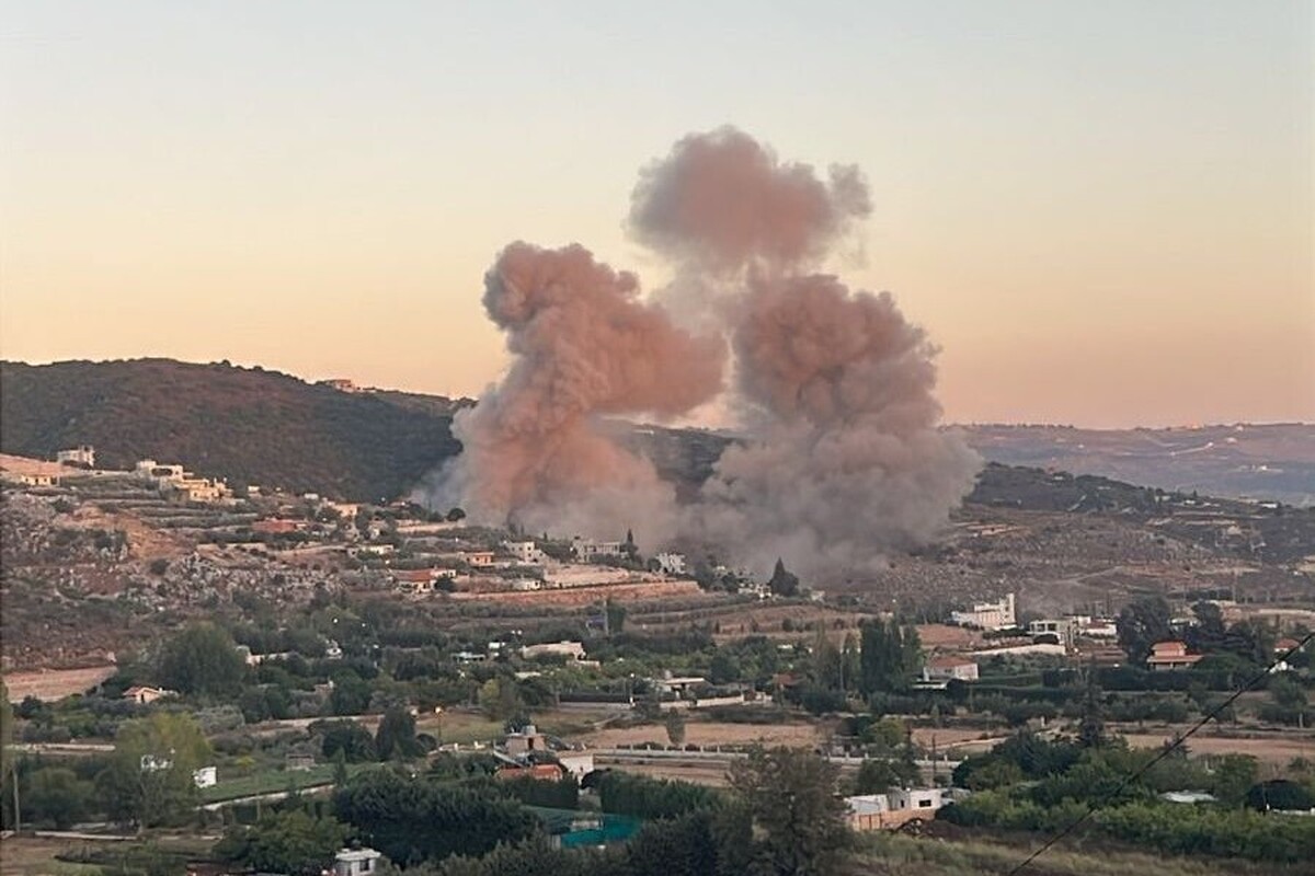 حمله هوایی اسرائیل به جنوب لبنان + فیلم (۶ مهر ۱۴۰۴)