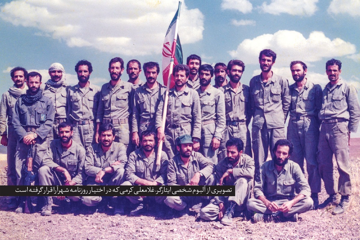 یک روز سرد و بارانی پاییز سال ۱۳۶۵ پدرم داوطلبانه از شهرستان سنقرکلیایی استان کرمانشاه همراه با تیپ محمدرسول‌ا... (ص) راهی جبهه سردشت شد.