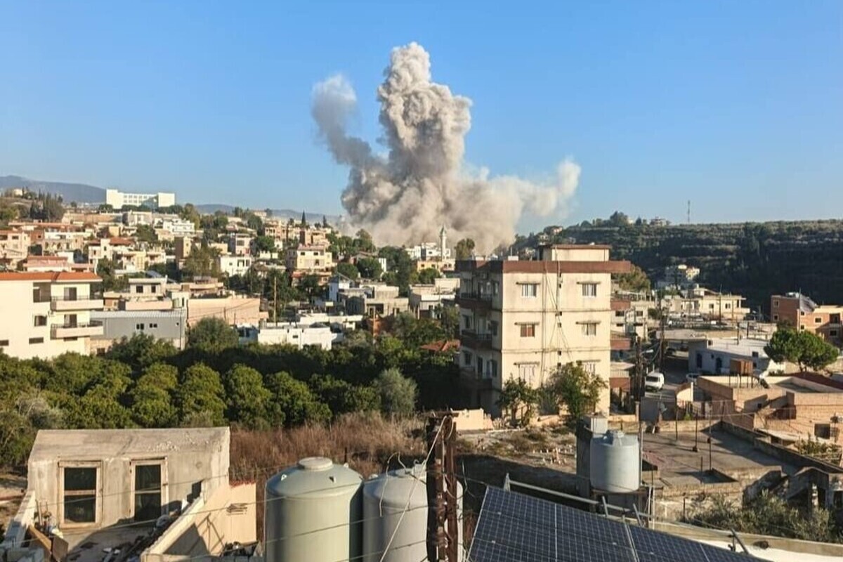 حمله هوایی گسترده اسرائیل به شمال و شرق لبنان (یکم آبان ۱۴۰۴) + فیلم