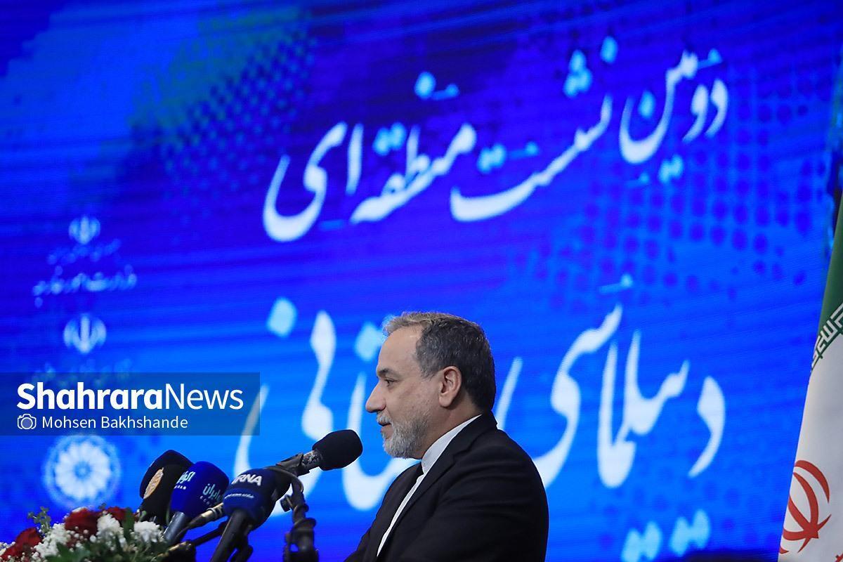 عراقچی: نتایج اجلاس مشهد، دستورکار اجرایی سفرای ایران در کشور‌های همسایه می‌شود + فیلم