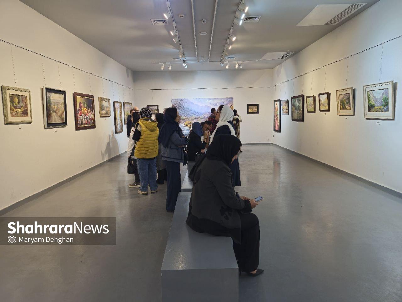 برداشتهای رنگی مهدی انفرادی از طبیعت پاییزی مشهد در نمایشگاه نقاشی برداشتهای رنگی مهدی انفرادی از طبیعت پاییزی مشهد در نمایشگاه نقاشی