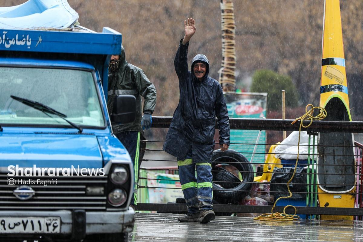 شهرداری مشهد در آماده‌باش کامل برای بارش‌های پیش‌بینی‌شده | ۶۵۰۰ نیروی خدمات شهری در خدمت شهروندان