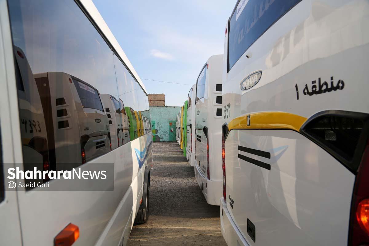 ورود ۳۰ دستگاه اتوبوس جدید به ناوگان اتوبوسرانی مشهد
