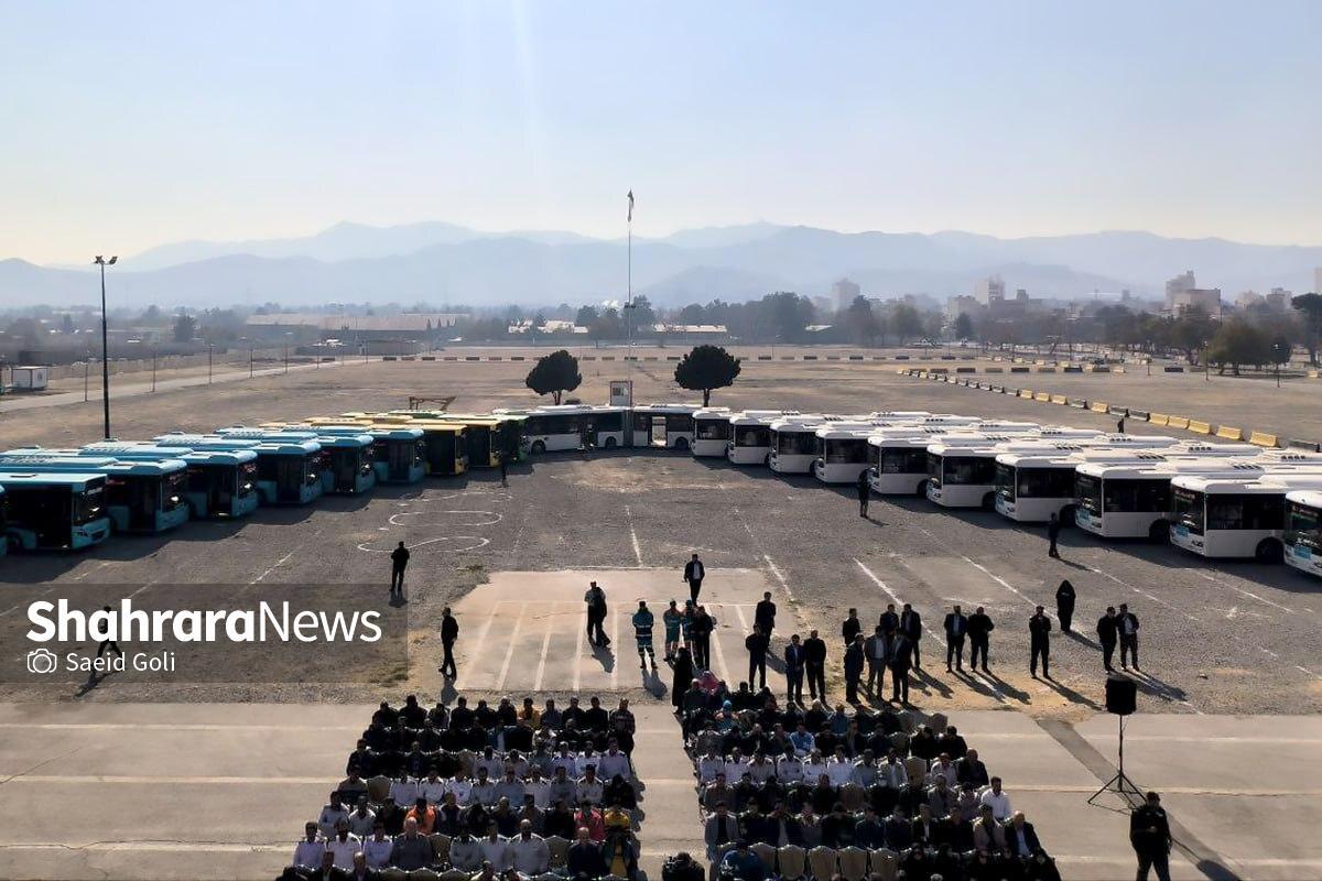 ورود ۳۰ دستگاه اتوبوس جدید با استاندارد یورو ۵ به ناوگان حمل‌ونقل درون‌شهری مشهد (۱۵ آبان ۱۴۰۴)