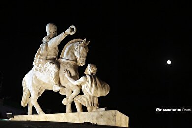 گزارش تصویری | روایت اسارت امپراتور روم در قلب تهران