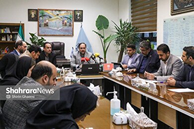 گزارش تصویری | نشست خبری معاون مالی و پشتیبانی شهرداری مشهد