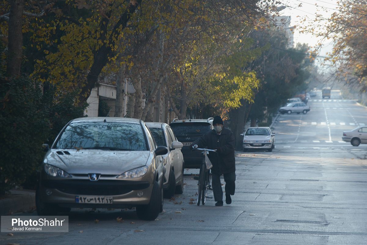 کیفیت هوای شهر مشهد، امروز (۱۹ آبان ۱۴۰۴) با شاخص ۱۲۱ در وضعیت «ناسالم برای گروه‌های حساس» قرار دارد.