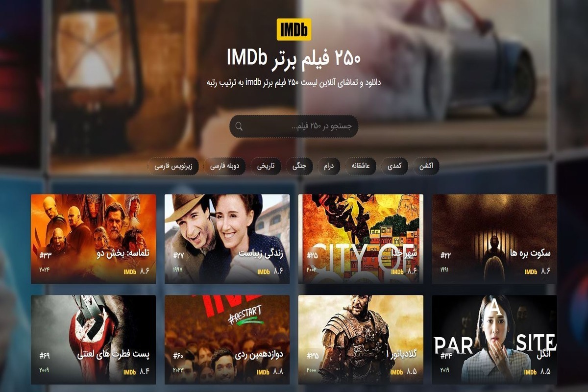 چرا بعضی فیلم‌ها با امتیاز بالا در فهرست ۲۵۰ فیلم برتر IMDB نیستند؟