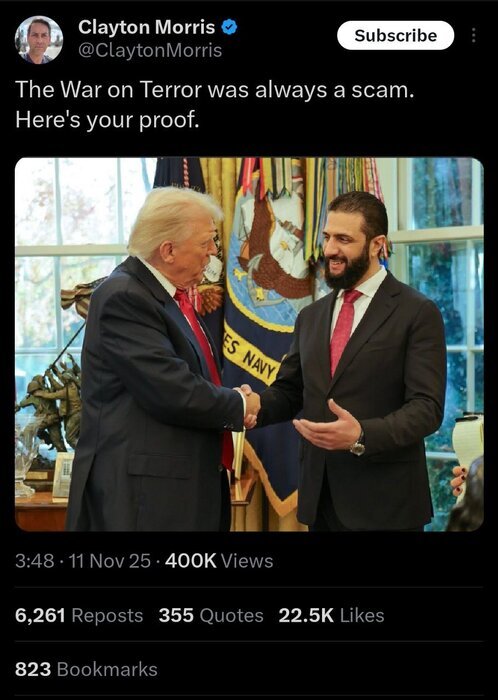 خبرنگار آمریکایی: جنگ آمریکا با تروریسم یک کلاهبرداری بوده است خبرنگار آمریکایی: جنگ آمریکا با تروریسم یک کلاهبرداری بوده است