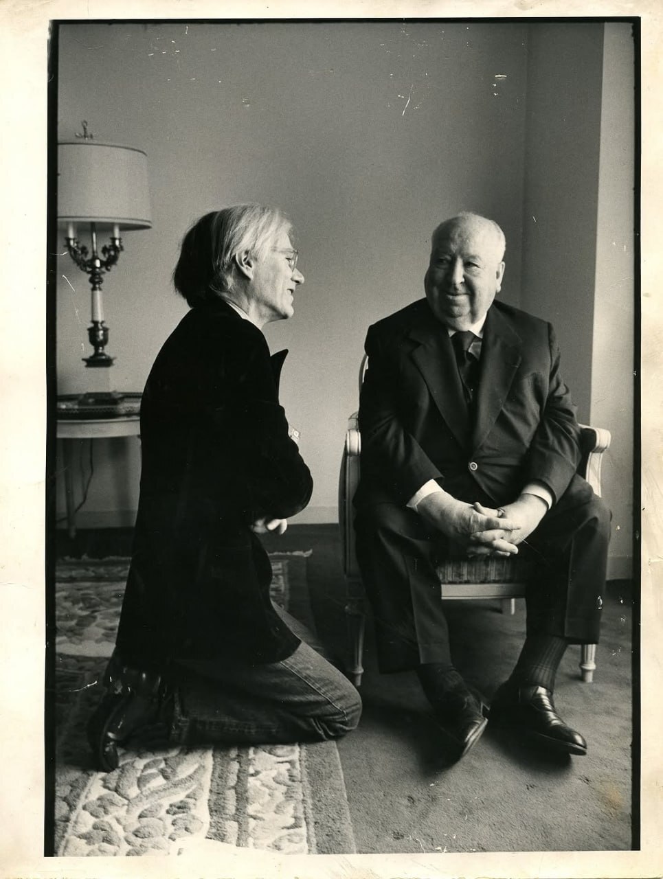 تصویری قدیمی از آلفرد هیچکاک و اندی وارهول + عکس تصویری قدیمی از آلفرد هیچکاک و اندی وارهول + عکس