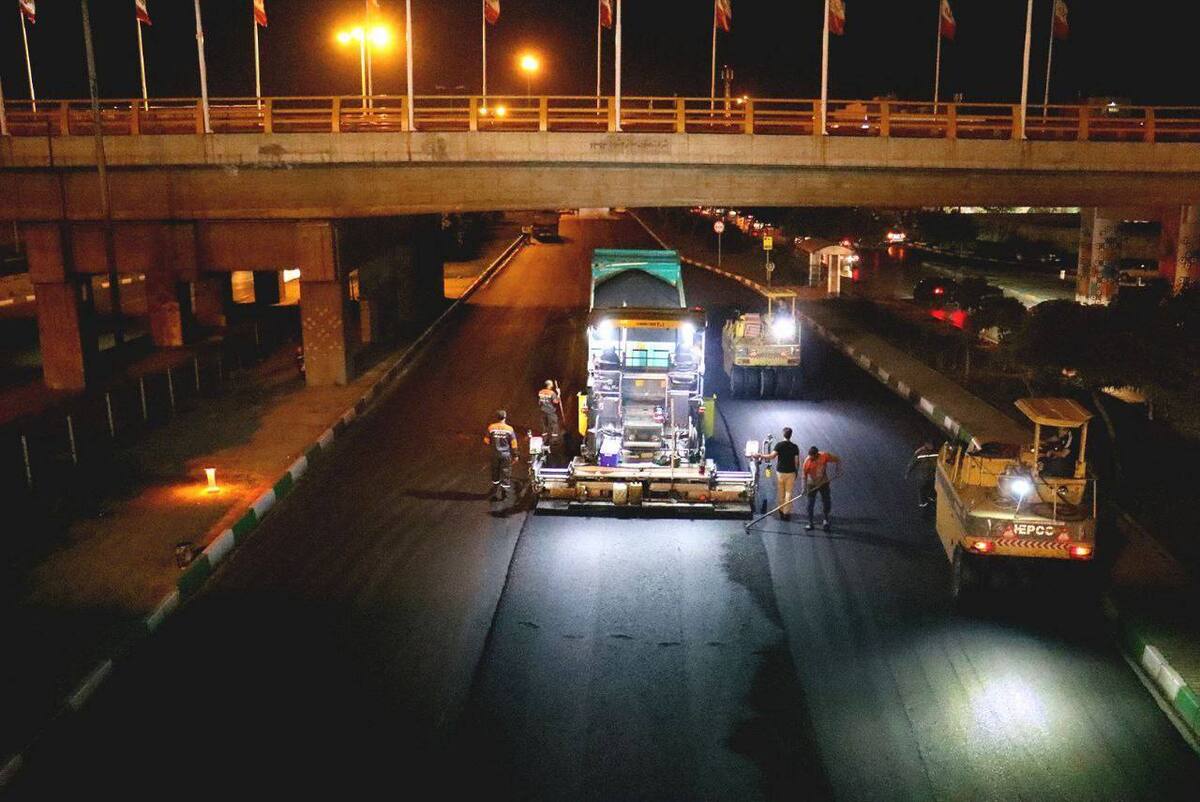 جهش عمرانی مشهد | ۷.۶ میلیون مترمربع آسفالت در دوره ششم مدیریت شهری