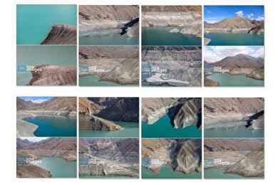 گزارش تصویری | خشک‌ترین وضعیت سد کرج در یک دهه اخیر