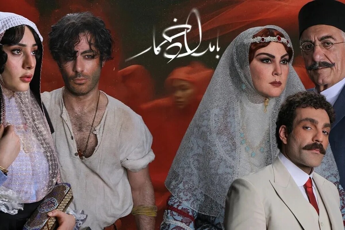 تصویری از گلاره عباسی و ترلان پروانه در پشت صحنه سریال بامداد خمار را ببینید.