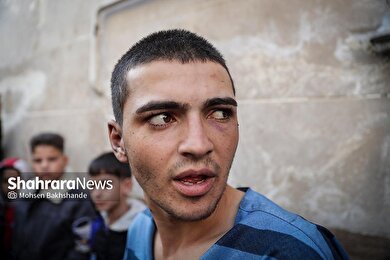 گزارش تصویری | بازسازی صحنه جرم زورگیری موبایل با ساطور از دو نوجوان مشهدی