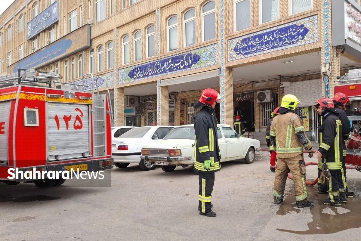 معاون عملیات سازمان آتش نشانی مشهد از تلاش آتش نشانان سه ایستگاه عملیاتی برای مهار حریق در بلوار مدرس خبر داد.
