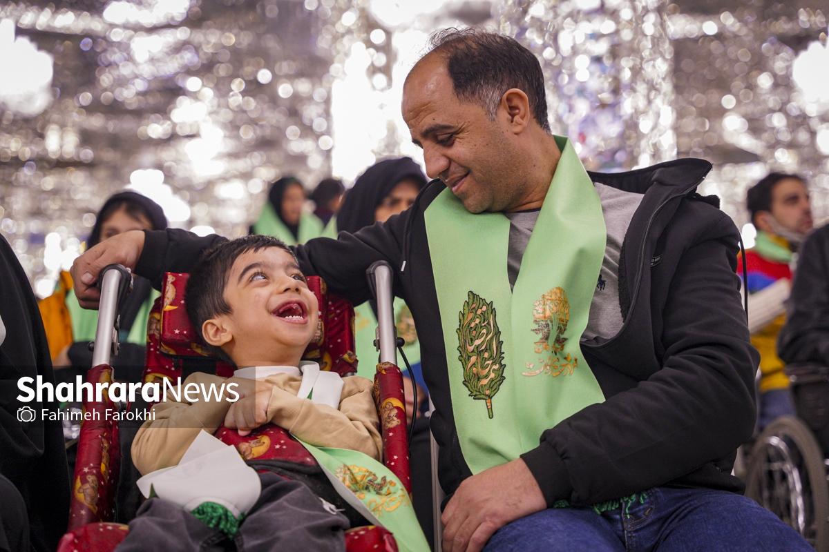 گزارش تصویری | تشّرف خانواده‌های زیارت اولی توانیاب به حرم مطهر رضوی