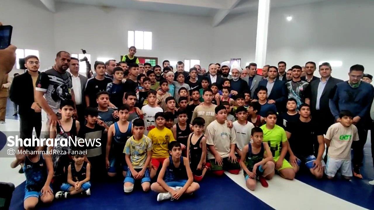 خانه کشتی طرقبه با حضور رئیس مجلس شورای اسلامی و وزیر ورزش به بهرهبرداری رسید+ عکس و فیلم (۱۴ آذر ۱۴۰۴) خانه کشتی طرقبه با حضور رئیس مجلس شورای اسلامی و وزیر ورزش به بهرهبرداری رسید+ عکس و فیلم (۱۴ آذر ۱۴۰۴)