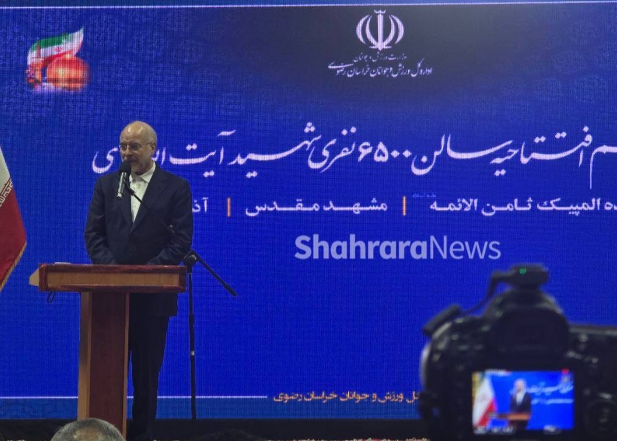 رئیس مجلس شورای اسلامی گفت: مشهد و خراسان رضوی زیرساخت‌های زیادی در ورزش دارد، اما باید تیم‌های ورزشی قوی هم در اینجا شکل بگیرد.