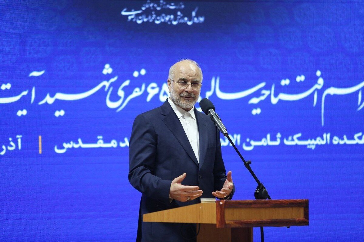 رئیس مجلس شورای اسلامی گفت: مشهد و خراسان رضوی زیرساخت‌های زیادی در ورزش دارد، اما باید تیم‌های ورزشی قوی هم در اینجا شکل بگیرد.