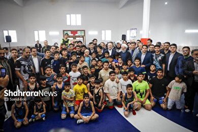 گزارش تصویری | افتتاح خانه کشتی طرقبه با حضور قالیباف، رئیس مجلس (۱۴ آذر ۱۴۰۴)