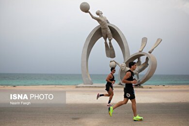 گزارش تصویری | مسابقه بزرگ دوی ماراتن کیش
