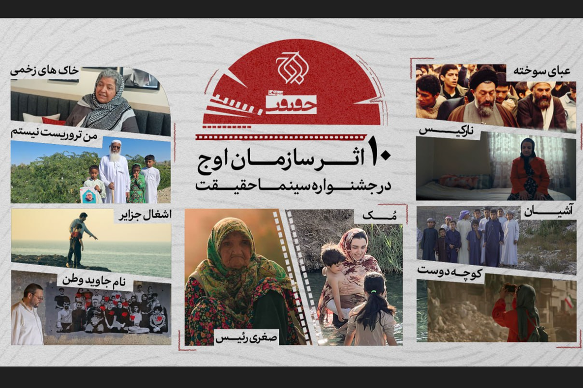 سینماحقیقت ۱۹ امسال میزبان حضور گسترده سازمان اوج با ۱۰ مستند است.