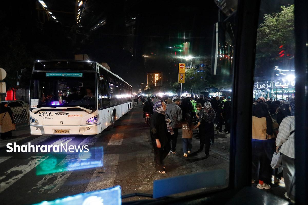 سرویس‌دهی رایگان اتوبوس‌های منتهی به حرم مطهر رضوی در روز شهادت حضرت زهرا (س)