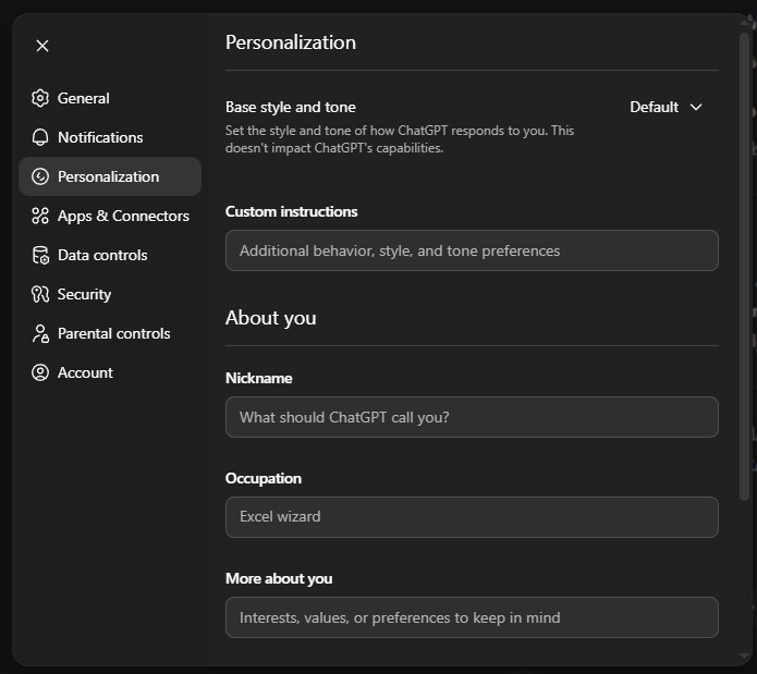 چگونه چتجیپیتی را شخصیسازی کنیم؟ راهنمای ساده و کاربردی برای همه چگونه چتجیپیتی را شخصیسازی کنیم؟ راهنمای ساده و کاربردی برای همه