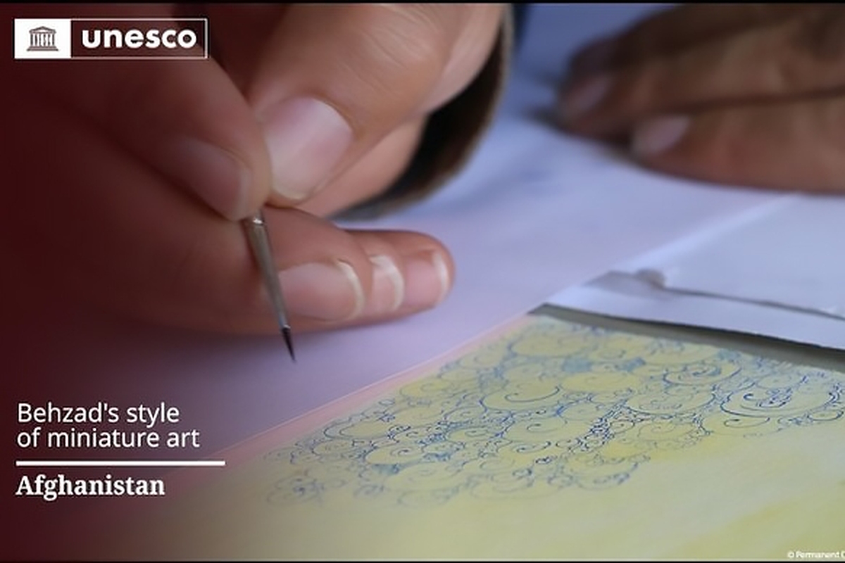 هنر مینیاتور به سبک کمال‌الدین بهزاد در بیستمین نشست آژانس فرهنگی ملل متحد که این روزها در دهلی نو، پایتخت هند، در حال برگزاری است، به نام افغانستان در فهرست میراث فرهنگی ناملموس یونسکو ثبت شد.