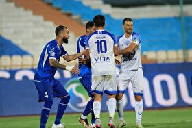 چهره غمگین وریا غفوری در جایگاه وی‌آی‌پی+عکس