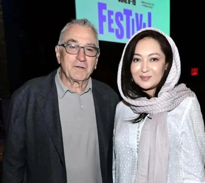 نیکی کریمی در کنار رابرت دنیرو در هالیوود+ عکس