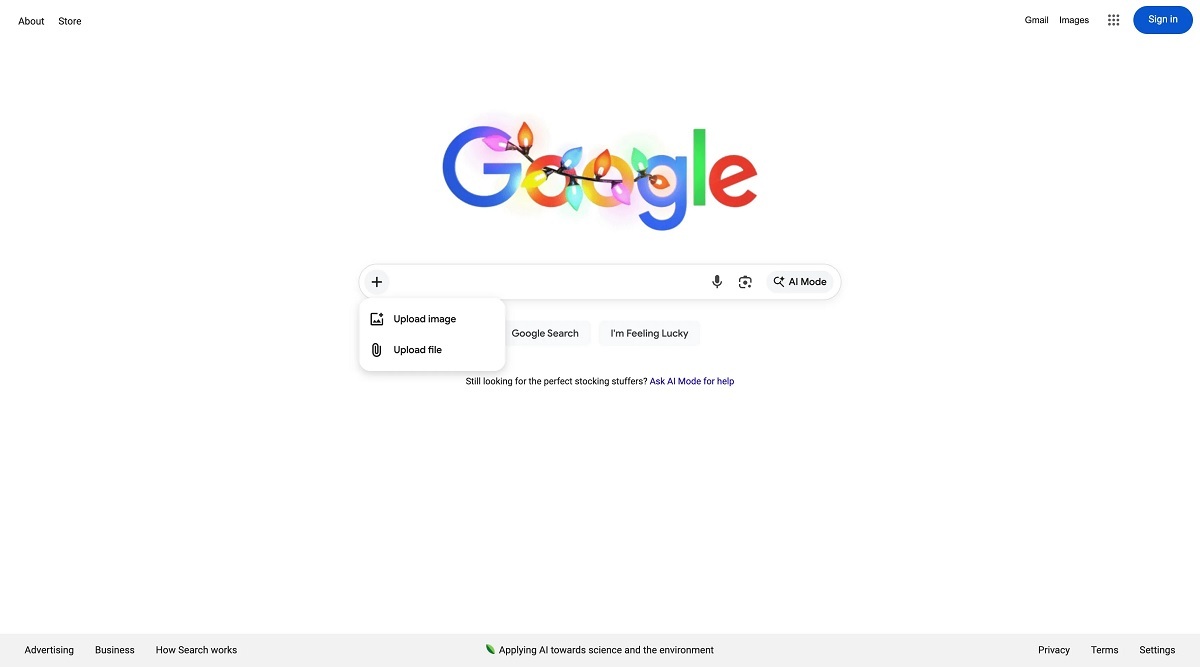 اضافهشدن یک منوی جدید به صفحهی اصلی جستوجوی گوگل (۲۵ آذر ۱۴۰۴) اضافهشدن یک منوی جدید به صفحهی اصلی جستوجوی گوگل (۲۵ آذر ۱۴۰۴)