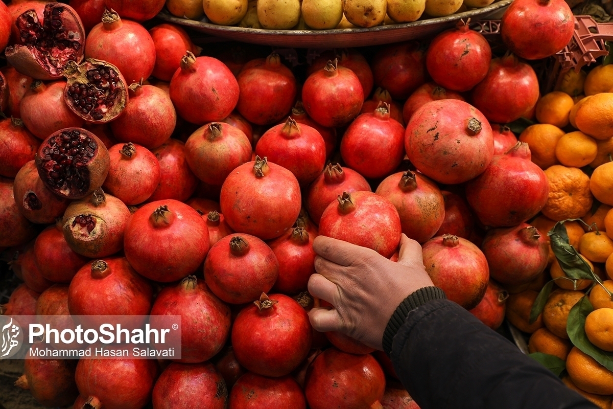 آغاز توزیع میوه شب یلدا در مشهد با ۳۰ درصد تخفیف (۲۵ آذر ۱۴۰۴) | نظارت بر بازار تشدید می&zwnj;شود