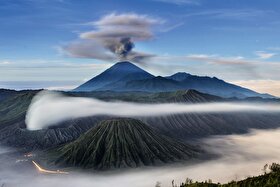 ویدئو| قدرت خیره‌کننده فوران‌های آتشفشانی