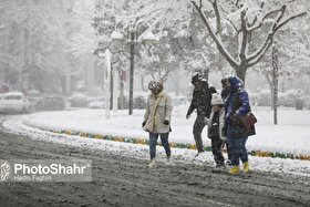 هوای روزهای برفی مشهد در وضعیت پاک (شنبه، ۲۹ آذر ۱۴۰۴)