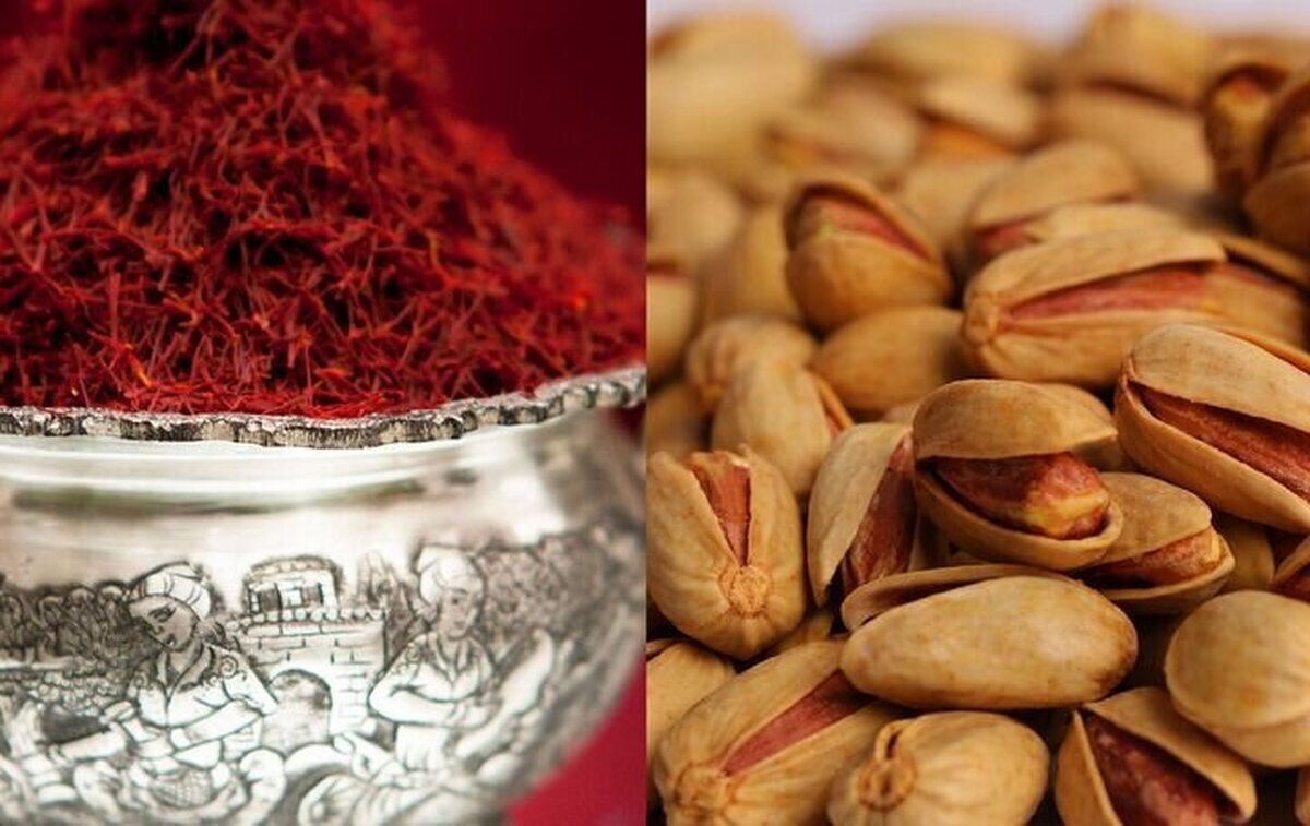 صادرات ۲۳۰ میلیون دلار پسته و زعفران از خراسان رضوی در ۸ ماهه ۱۴۰۴