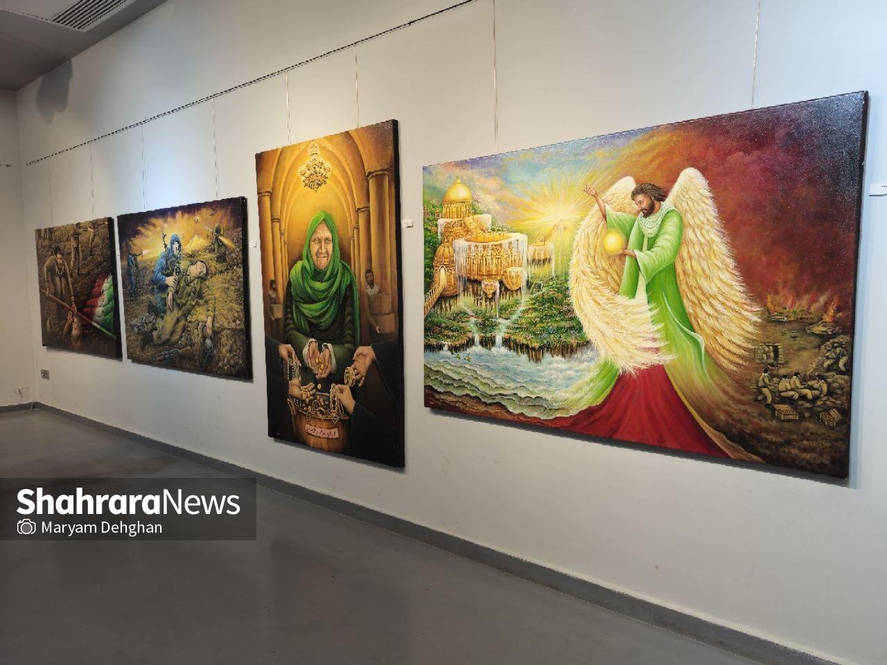 روایت جهاد و مقاومت با قابهای نقاشی استاد شدّه در گالری اشراق روایت جهاد و مقاومت با قابهای نقاشی استاد شدّه در گالری اشراق