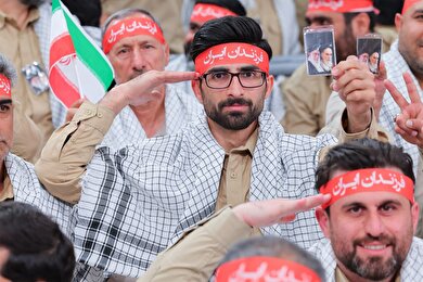 گزارش تصویری | مراسم روز بسیج در حسینیه امام خمینی(ره)