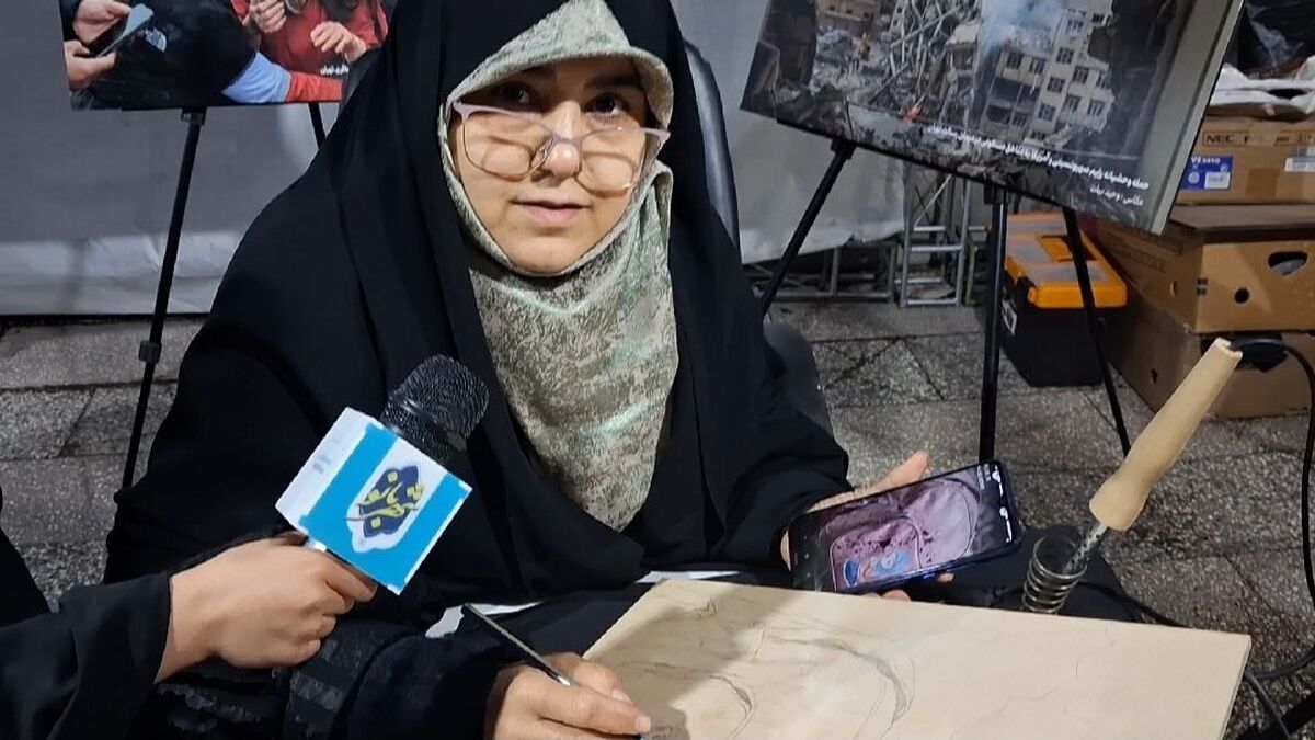 ویدئو| حضور اثرگذار بانوان هنرمند در غرفه‌های پشتیبانی اجتماعات شبانه مردمی