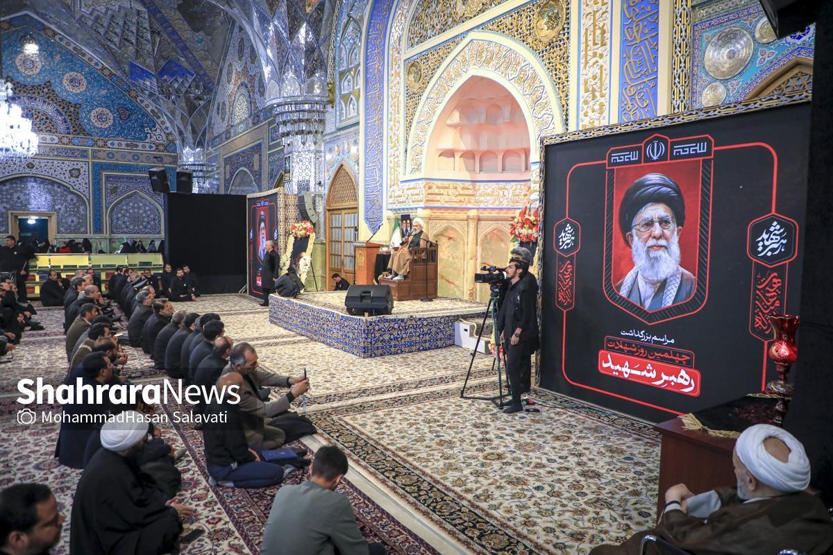 ویدئو| آسمان مشهد هم در اربعین رهبر شهید بارید