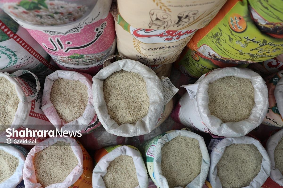 قیمت روز برنج در بازار مشهد (۲۲ فروردین ۱۴۰۵)