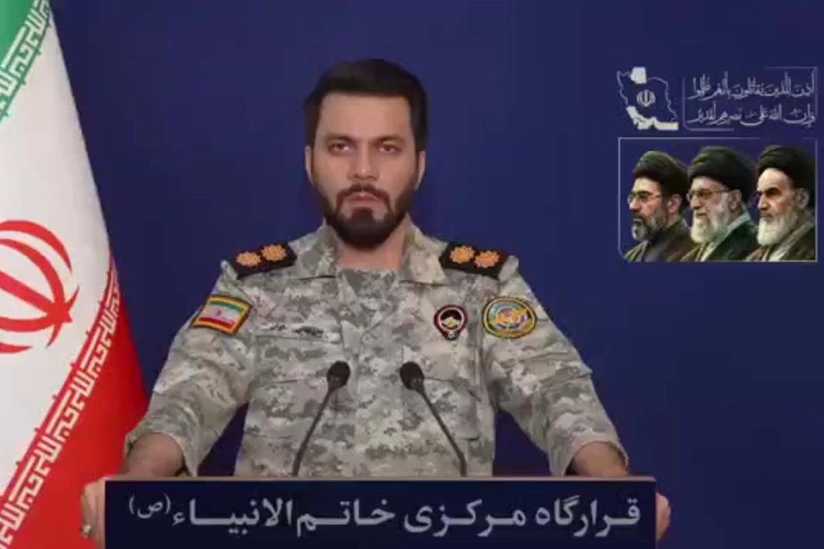 ویدیو | پیام انگلیسی سخنگوی قرارگاه مرکزی خاتم الانبیا(ص): هی ترامپ، تو اخراجی