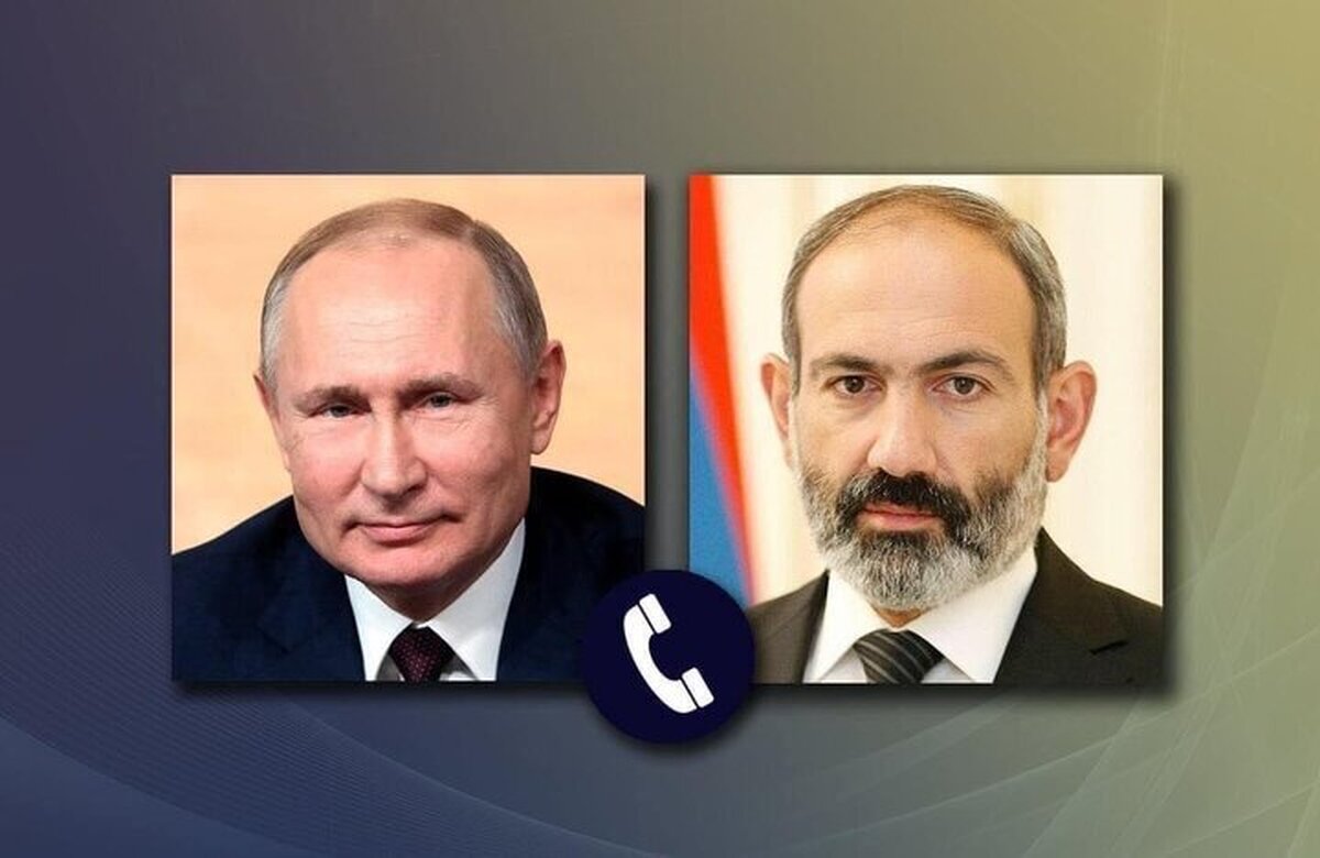 پوتین و پاشینیان به صورت تلفنی گفت&zwnj;وگو کردند
