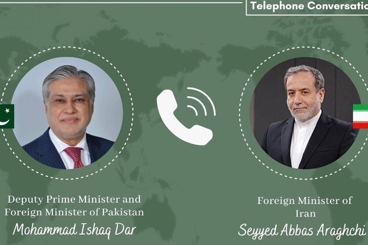 تاکید وزیر خارجه پاکستان بر اهمیت ادامه گفت&zwnj;و&zwnj;گو برای حل تنش، در تماس تلفنی با عباس عراقچی